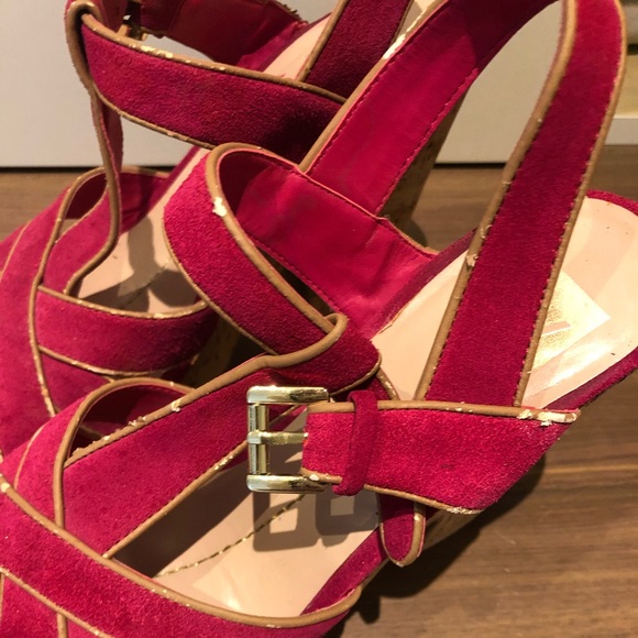 Dolce Vita Hot Pink platform heels! Size 10 - Picture 6 of 6